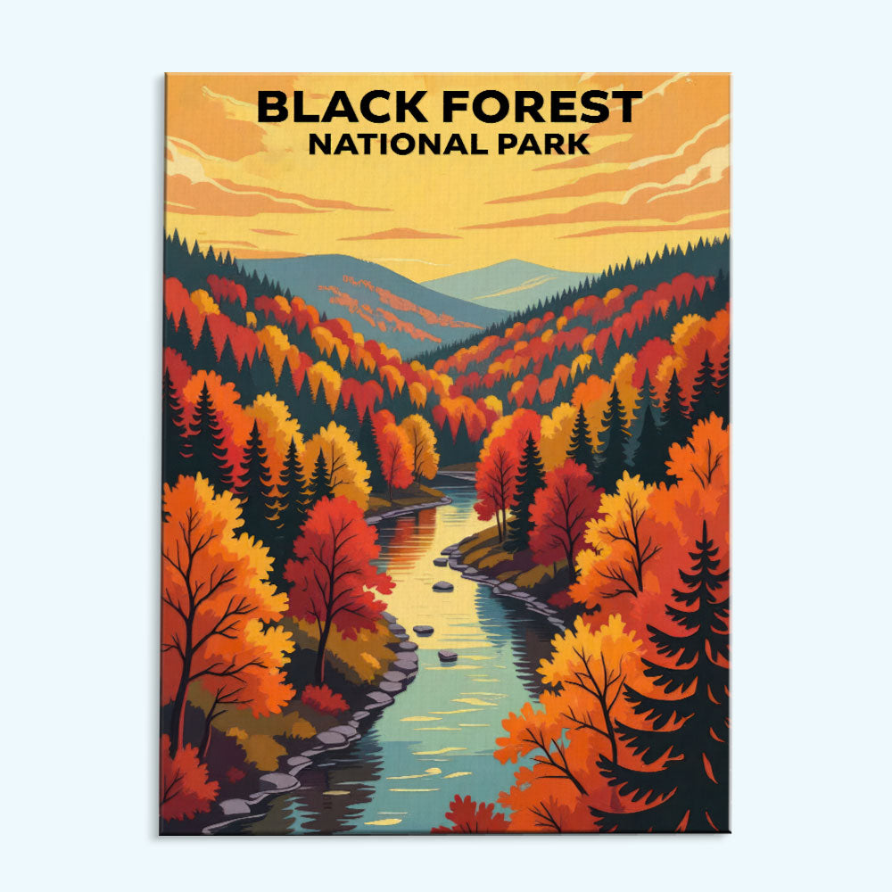 Black Forest - German National Park | Paint by Numbers Kit